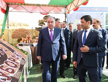 Основатель мира и национального единства – Лидер нации уважаемый Эмомали Рахмон посетил выставку продукции Государственного учреждения лесного хозяйства Согдийской области.