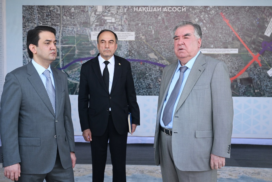 Шиносоӣ бо рафти сохтмони роҳи мошингард аз дарвозаи Ғарбӣ то маҳаллаи Чортути шаҳри Душанбе